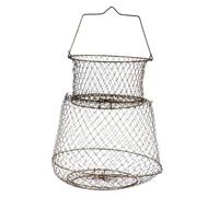 Toyvian Folding Wire Fishing Net Cage Practical and Durable Fishing Trap for Shrimp Crabs and More Easy to Carry Space Saving Design for Fishermen