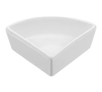 Toyvian Food Bowl Ceramics Bowl Hamster Feeder Compact Triangular Water and Food Dish for Small Animals Including Sugar Gliders and Squirrels