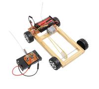 Toyvian Four-wheel Drive DIY Car Model for and Teens, Technology Educational Auto Making Kit without Batteries, STEM Science Project for Elementary Students