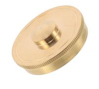 Toyvian French Horn Bottom Valve Cover Precision Metal Repair Part Easy Installation Quick Replacement Brass Instrument Accessory for Students Music Schools
