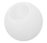 Toyvian Frosted White Glass Globe Lamp Shade, 200mm Round Ball Shaped Lampshade with 65mm Opening, Replacement Glass Sphere for Pendant Lights and Wall Fixtures in Modern Home Lighting