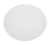 Toyvian Frosted White Glass Globe Lampshade Replacement Light Shade 150mm Flat Oval with Mounting Hardware for Pendant and Wall Sconce for Dining Areas and Indoor Environments