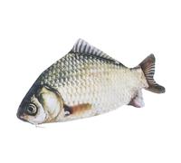 Toyvian Funny Fish Shaped Pencil Pouch Large Capacity Pen Storage Bag Simulation Carp Design Stationery Case for School Students and Artists