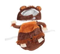 Toyvian Funny Small Dog Monkey Costume for Special Occasions and Gatherings, Comfortable Polyester Material with Quick Dressing and Standing Pose Design for Puppies and Small Dogs