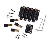 Toyvian Ga1122 Bass Guitar Bridge String Lock Headless Bass Bridge for 4 Strings Vintage Look
