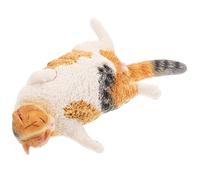 Toyvian Garden Cat Statue Cat Sculpture for Decoration and Room Use Sturdy Plastic Material Easy to Move Decorative Sign Cute Garden Decor