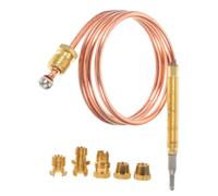 Toyvian Gas Fireplace Thermocouple Stove Replacement Sensor for Grill Heater Safety Protection Compatible with Multiple Oven and Heating Models Temperature Detector for Kitchen Accessories