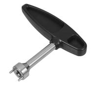 Toyvian Gearless Plastic Handle Golf Shoe Spike Wrench Tool Removal with Long Pegs Black for Comfortable Grip and Convenient Use