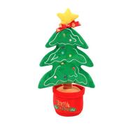 Toyvian Gingerbread Man Plush Short Plush Material Christmas Singing and Dancing with Light and Pp Cotton, Holiday Decoration and Party