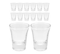 Toyvian Glass Communion Chalices Set 24pcs, 10ml Mini Glass Eucharist Cups for Standard Communion Trays, Holy Tableware for Church Religious Ceremonies and Worship Services