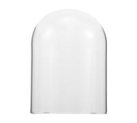 Toyvian Glass Dome for Mechanical Tabletop Clock, Dustproof High Transparency Display Case, 6x6 Inch Glass Cover Suitable for Antique Clocks in Private Collector's Studies and Museums