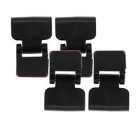 Toyvian Glass Pet Tank Lock Buckles 4Pcs Plastic Reptile Cage Clips with Ventilation-Friendly Design for Turtle Terrariums and Rainforest Tanks