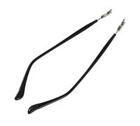 Toyvian Glasses Replacement Arms Inch Black Alloy Temple Re Parts | Universal Compatibility, Compact On-the-go Repair, Easy Installation, Home or Store Use, Single-tooth Design