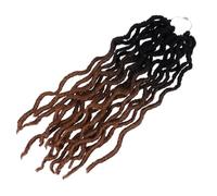Toyvian Goddess Locs Crochet Wig for Women, Washable High Temperature Silk Faux Locs Hair Extensions with Natural Look, for Daily Life and Appointments