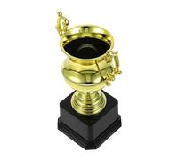 Toyvian Gold Solid Trophy Prop for Students and Winners Durable Award Cup for Soccer Volleyball Dance Football Competitions and Celebration Events Decorative Commemorative Prize