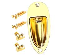 Toyvian Gold String Buckle Guitar String Retainer for Electric Guitar Gold Tree Accessory Nuts and Washers Jack Guides