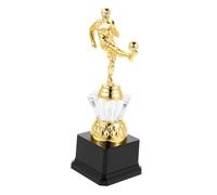 Toyvian Gold Women's Soccer Trophy Lightweight Plastic Mini Award for Players of All Ages Achievement Recognition Keepsake for Matches and Team Success