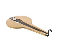 Toyvian Golden Metal Jaw Harp with Pure Sound and Mongolian Throat Singing Tone, Circular Shape Traditional Ethnic Musical Instrument for Stage Performances and Folk Music Research Random Random Color