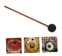 Toyvian Gong Resonant Mallet Featuring Whale Singing Effect with Wood Handle Silicone Head for Sound Therapy and Significant Resonance for Gongs for Music Teaching and Musical Occasions