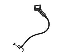 Toyvian Gooseneck Microphone Arm Stand with Flexible Tube, Universal Desk Mic Holder, Adjustable Microphone Mount for Desktop Use