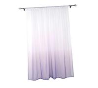 Toyvian Gradient Sheer Window Drapes Purple Polyester Curtains for Living Bedroom Decor Tear-resistant Light-filtering Valance Panels Romantic Elegant Door and Window Treatment
