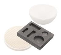 Toyvian Graphite Melting Kit Sturdy Crucible and Ingot Mold for Gold and Copper Casting Work Featuring Break Resistance and Quick Cooling