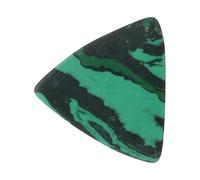 Toyvian Green Gemstone Triangular Guitar Pick for Bass and Acoustic Guitars Smooth Surface and Finger Protection, Sturdy Rammel Material for Comfortable Playing and Instrumental Assistance