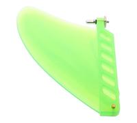 Toyvian Green Surfboard Tail Fin with Screw Paddle Board Water Divider Accessory for Enhanced Stability Speed Boost and Control Replacement Plastic Fin for Surfing Balance