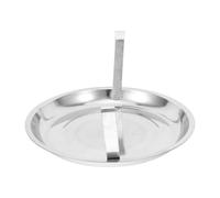 Toyvian Grill Ash Pan Charcoal Ash Collection Catcher 27cm Diameter Metal Tray with Handle for Charcoal Barbecue Grill Camping and Outdoor Cooking with Convenient Cleanup and Enhanced