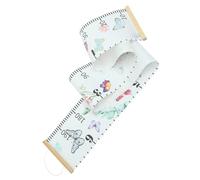 Toyvian Growth Height Chart Ruler Wall Decor Creative Boy Girl Room Decoration Removable Canvas Measuring Chart for Nursery Kindergarten and Boy Girl Spaces Natural Color