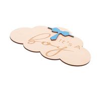 Toyvian Growth Progress Props Wooden Name Signs for Nursery Months Signs Announcement Board for Newborn Photography Shower Banner Decorations