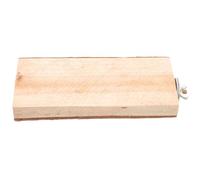 Toyvian Guinea Pig Springboard Jumping Board Providing Entertainment Allows Pets to Jump and Rest Wood Minimalist Sleek Light Brown for Pet Cage Suitable for Ferrets and Rabbits