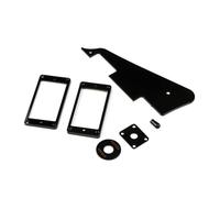 Toyvian Guitar Acoustic Plastic Pickguard Replacement Accessory for Scratch Black Colour with Protection Lightweight Design for Learners and Music Bands