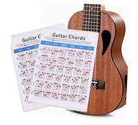 Toyvian Guitar Chord Practice Chart Guitar Finger Guide Chord Spectrum Training for Students Teacher Use