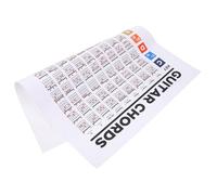 Toyvian Guitar Fretboard Chart Guitar Chord Training Guide Music Theory Knowledge Wall Chord Poster