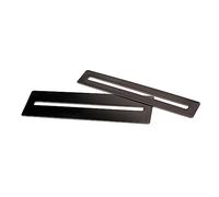 Toyvian Guitar Fretboard Guard Set 2pcs Fretboard Guards for Guitar Bass Fret Repair Metal