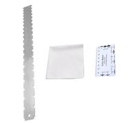 Toyvian Guitar Neck Straight Edge Luthier Tool Notched Measuring Tool String Action Gauge for Electric Guitars Maintenance