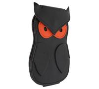Toyvian Guitar Pick Holder Pu Owl Shape Acoustic Electric Guitar Plectrum Holder Case Portable Instrument Pick Container Storage Bag for Guitarists at Parties Gigs