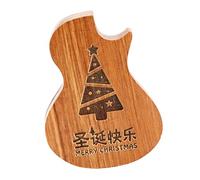 Toyvian Guitar Pick Holder Storage Case Compact Wooden Design Compartments Protects Picks from Scratching and Water Convenient for Musicians The Go
