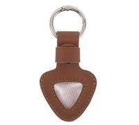 Toyvian Guitar Pick Protector Pu Leather Plectrum Case Secure Holder for Guitarists Brown Lightweight Design for Carrying in Pockets Bags