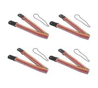 Toyvian Guitar Shoulder Straps for Ukuleles and Banjos Ukulele Straps Woven 4pcs Bohemian Style Cotton Adjustable Soft to The Touch and Supporting Different Music Suitable for Performance