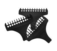 Toyvian Hair Clipper Limit Comb Attachments 1mm 1.5mm 3mm Plastic Clipper Guards Replacement for Professional Hair Trimmer Haircut Styling