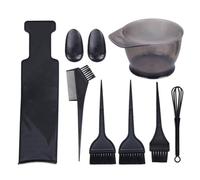 Toyvian Hair Coloring Kit Hair Dye Brush Plastic 8pcs Set for Barber Professional Salon Hairdressing