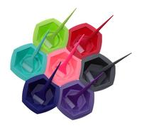 Toyvian Hair Dyeing Kit Easy to Clean Even and Smooth Application for 7 Sets with 7pcs Hair Dye Bowls and Brushes Salon Dyeing Supplies for Birthday and Marriage