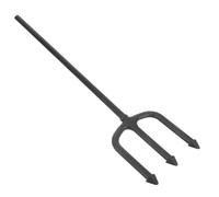 Toyvian Halloween Demon Fork Prop Lightweight Devil for Cosplay Stage Performance Party Accessory Smooth Handle Portable Black Trident for Haunted Houses and Costume Events
