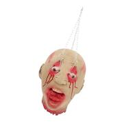 Toyvian Halloween Human Head Pendant Decoration Scary Head Ornament for Parties Haunted House Decor Body Party Prop Surprise Guests at Halloween Events