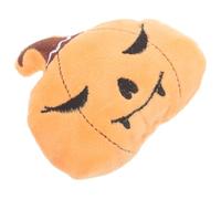 Toyvian Halloween Themed Pumpkin Plush Cat with Catnip, Interactive Kitten Teething for Indoor Cats, Soft Orange Plush for Independent Play