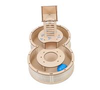 Toyvian Hamster Maze Toy Small Animals Labyrinth Tunnel Plaything Wooden Exercise Track Stairs and Bridges for Pet Activity and Weight Loss Random Color