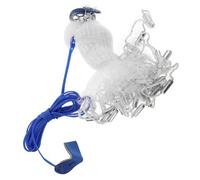 Toyvian Hand Cast Net for Shrimp Catching Monofilament Mesh Bait Trap Easy Throw Saltwater and Freshwater Fishing Net with Weighted Steel Sinkers Wide Coverage for Outdoor Sports