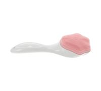 Toyvian Hand-held Pink Silicone Cat Paw Face Brush Long Handle, Deep Cleansing Facial Scrubber for Gentle Skin Care and Makeup Removal